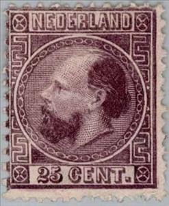 Stamp, King William III (1817-1890), Netherlands,  , Heads of State, Kings