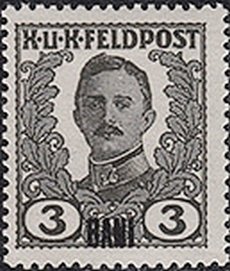Stamp, Karl I, Austria,  