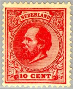 Stamp, King William III (1817-1890), Netherlands,  , Heads of State, Kings