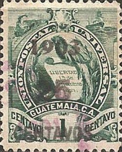 Coat of arms with overprint