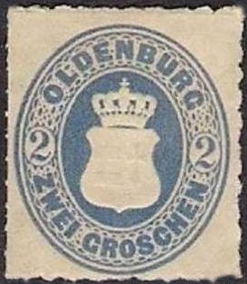 Coat of arms in oval