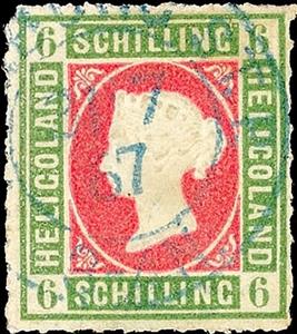 Stamp, Queen Victoria, German States,  