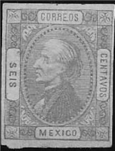 Stamp, Hidalgo,no overprint, Mexico,  