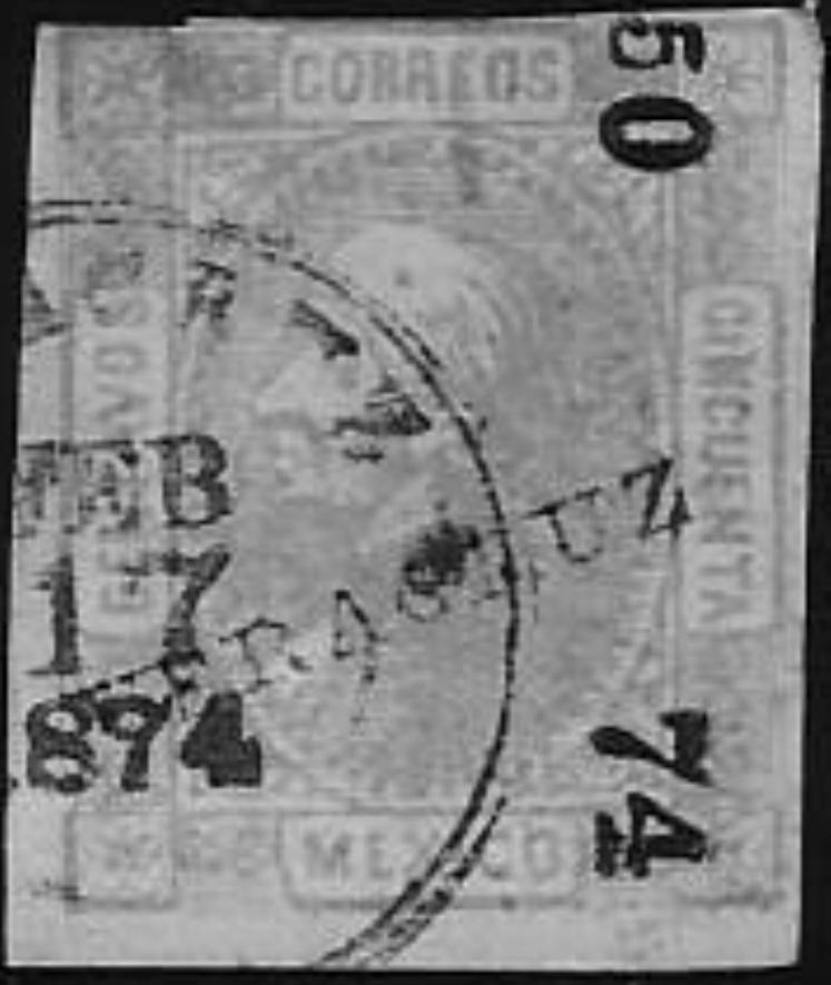 Hidalgo,overprint on moire paper