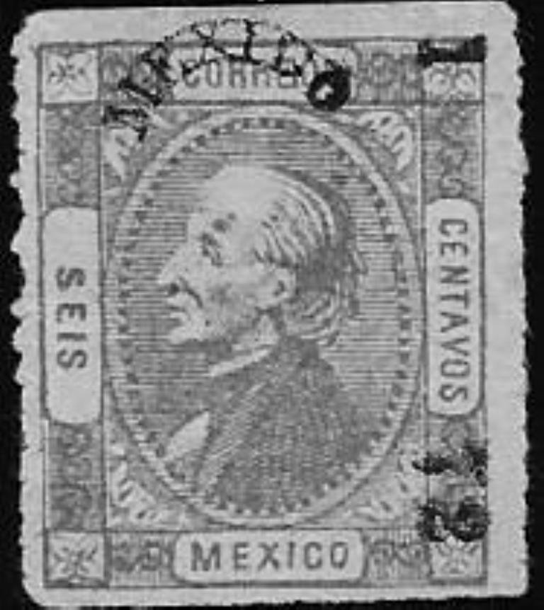 Hidalgo,overprint on moire paper