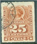 Stamp, Christopher Columbus (1451-1506), Chile,  