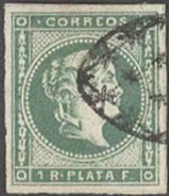 Stamp, Queen Isabella II., Philippines,  , Queens