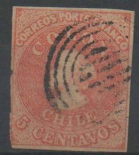 Stamp, Christopher Columbus (1451-1506), Chile,  
