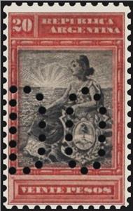 Stamp, Allegory, Liberty Seated, Argentina,  , Symbols