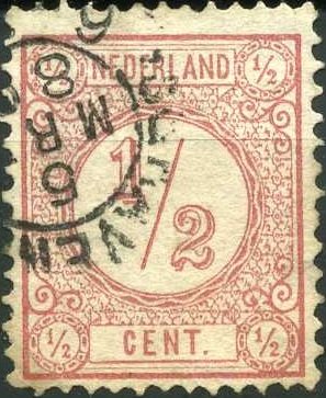 Stamp, Numeral, Netherlands,  , Numbers
