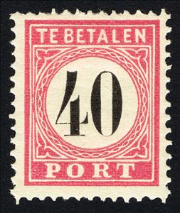 Stamp, Value in black, Netherlands East Indies,  , Numbers