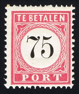 Stamp, Value in black, Netherlands East Indies,  , Numbers