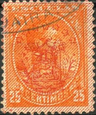 Simón Bolívar - overprinted