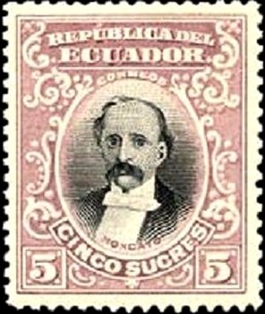 Stamp, Pedro Moncayo, Ecuador,  , Famous People