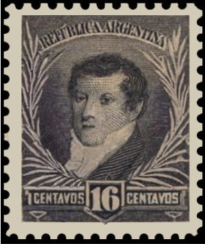 Stamp, General Manuel Belgrano (1770-1820), Argentina,  , Famous People, Generals