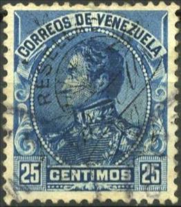 Stamp, Simón Bolívar, Venezuela,  