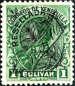 Stamp, Simón Bolívar, Venezuela,  