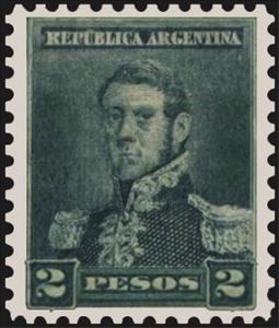Stamp, General José Francisco de San Martin, Argentina,  , Famous People, Generals