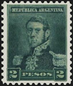 Stamp, General José Francisco de San Martin, Argentina,  , Famous People, Generals