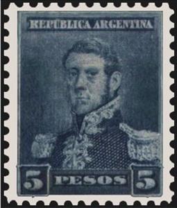 Stamp, General José Francisco de San Martin, Argentina,  , Famous People, Generals