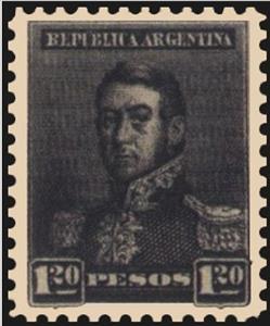 Stamp, General José Francisco de San Martin, Argentina,  , Famous People, Generals