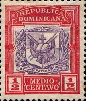 Stamp, Coat of Arms, Dominican Republic,  , Coats of Arms