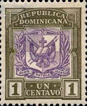 Stamp, Coat of Arms, Dominican Republic,  , Coats of Arms