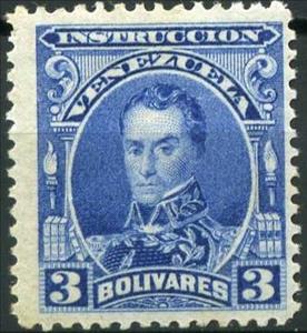 Revenue Stamp, Simón Bolívar, Venezuela,  