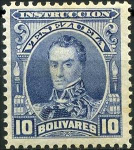 Revenue Stamp, Simón Bolívar, Venezuela,  