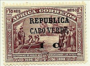 Stamp, 4th Centenary of the Discovery of the Sea Route to India, Cabo Verde,  