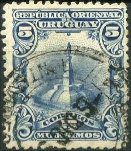 Stamp, Artigas Monument, Uruguay,  