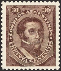 Stamp, Manuel Dorrego, Argentina,  , Famous People, Military Forces, Politicians