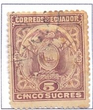 Stamp, Coat pattern, Ecuador,  
