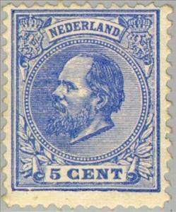 Stamp, King William III (1817-1890), Netherlands,  , Heads of State, Kings
