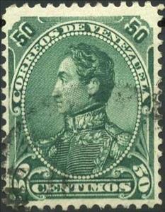 Stamp, Effigy Of Simón Bolívar, Venezuela,  