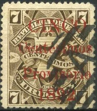Definitive overprinted