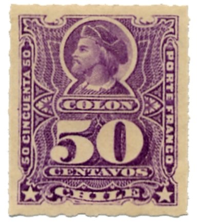Christopher Columbus (1451-1506) - violet