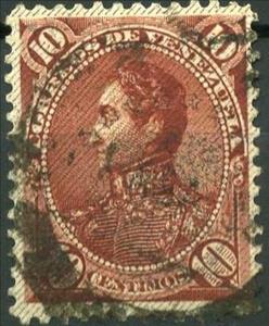 Stamp, Effigy Of Simón Bolívar, Venezuela,  