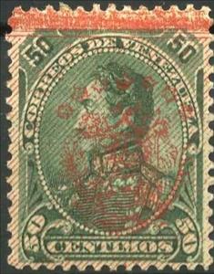 Stamp, Effigy Of Simón Bolívar, Venezuela,  
