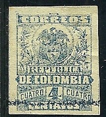 Stamp, Coat of Arm, Colombia,  , Coats of Arms