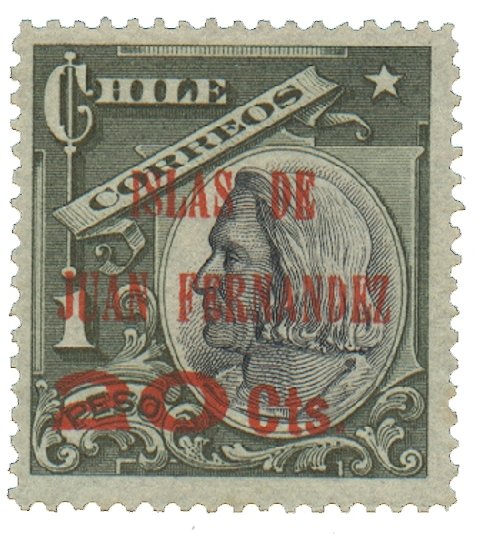 Columbus (Colon) surcharged