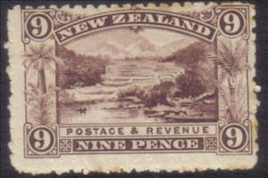 Stamp, 1902-1909, New Zealand,  