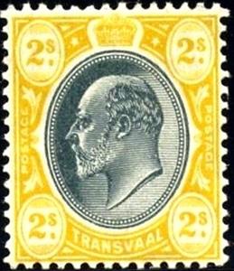 Stamp, Edward VII, South Africa,  
