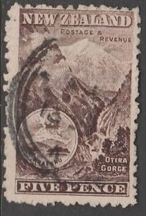Stamp, 1902-1909, New Zealand,  