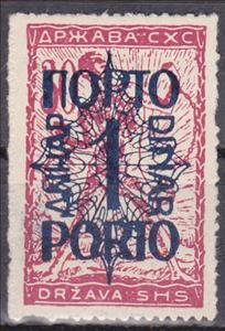 Stamp, Postage due stamps, Kingdom of Serbs, Croats and Slovenes,  , Stylized Figures / Persons