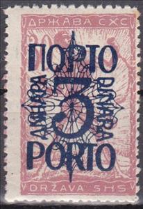 Stamp, Postage due stamps, Kingdom of Serbs, Croats and Slovenes,  , Stylized Figures / Persons