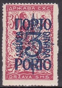 Stamp, Postage due stamps, Kingdom of Serbs, Croats and Slovenes,  , Stylized Figures / Persons