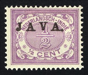 Stamp, Type `Vurtheim` (Overprinted `Java`), Netherlands East Indies,  , Numbers