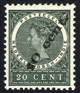 Stamp, Numeral of Value, Netherlands East Indies,  , Heads of State, Queens