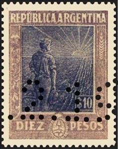Stamp, Agricultural workman, Argentina,  , Agriculture